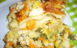 Lasagne chou vert-haddock