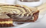 Zebra cheesecake aux 2 chocolats