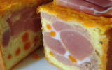 Cake au jambon et mimolette