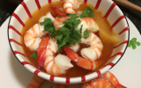 Soupe Thaï aux crevettes