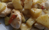 Poulet pommes ananas