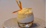 Panna cotta et crème chiboust aux fuits de la passion