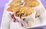 Muffins fruits confits et compote de pommes sans œufs ni lait