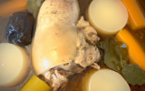 Pot au feu de chapon traditionnel