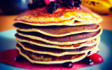 Pancakes aux fruits rouges !