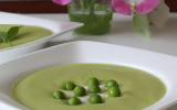 Sweet pea soup - Velouté de petits pois