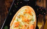 Pizza naan au Chevrotin AOP