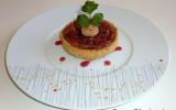 Tartelette au foie gras et échalotes confites