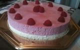 Bavarois framboise chocolat blanc noix de coco