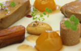 Pépites de foie gras et poêlée campagnarde