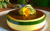 Entremet sucré aux courgettes