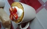 Mug cake aux lardons et tomate cerise