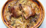 Tajine de pigeon et courgette ronde