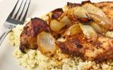 Chapon farci au couscous