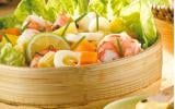 Salade exotique aux crevettes