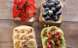 Toasts petit dej' aux fruits