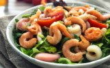 Salade de Pipe Rigate aux crevettes