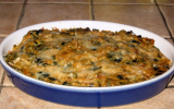 Gratin léger de courgettes