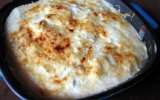 Gratin dauphinois au fromage blanc et courgettes