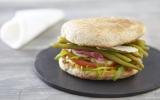 Hamburger chic de haricots verts