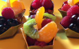 Papillotes aux fruits