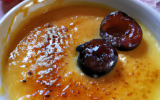 Crème brûlée aux mirabelles et bergamote