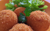 Croquettes au crabe, boule