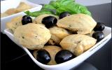 Madeleines olives noires et basilic