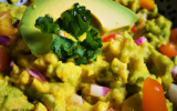 Guacamole mexicain végétarien