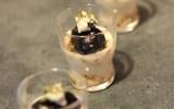 Panna cotta de roquefort en verrine