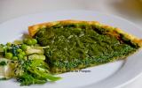 Tarte aux orties et petits pois