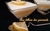 Panna cotta vanillée au lemon curd facile