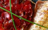 Filets de maquereaux aux épices à colombo et tartare de tomates au citron vert