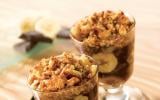 Crumble banane-chocolat