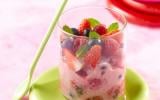 Coupe de fruits rouges