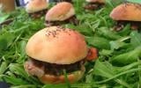 Mini burgers d'escargot à la bourguignonne