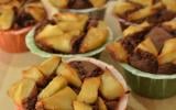 Fondant au chocolat et aux pommes