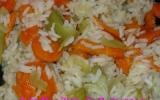 Risotto poireaux carottes