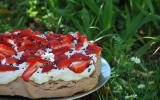 Pavlova fraise-violette