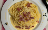 Spaghetti carbonara traditionnels