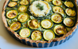 Tarte à la courgette et au roquefort