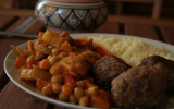 Couscous de légumes au curry et lait de coco