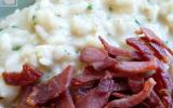 Risotto aux croustilles de jambon et reblochon