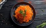 Recette - Carottes râpées au cumin et à l'orange en vidéo 