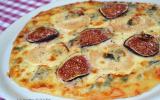 Pizza aux figues, poires et gorgonzola