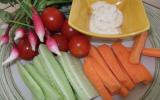 Crudités et leur sauce légère de Xérès