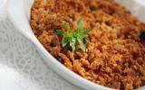 Le crumble provençal au haché de soja