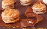 Macarons aux pommes au caramel