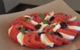 Tomates mozzarella au parfum de basilic