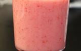 Smoothie banane et fraises